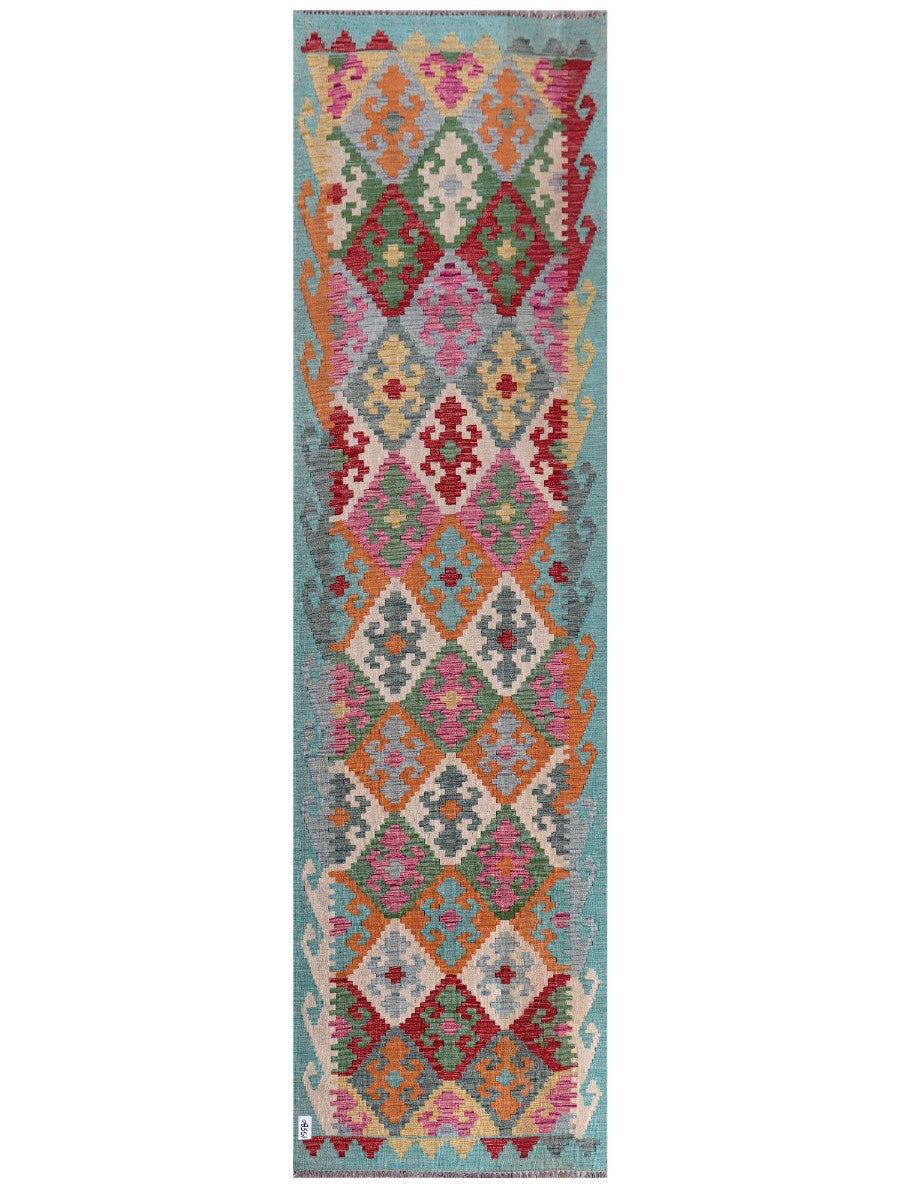 Maimana Afghanistan Kilim Runner - 307 x 84 cm