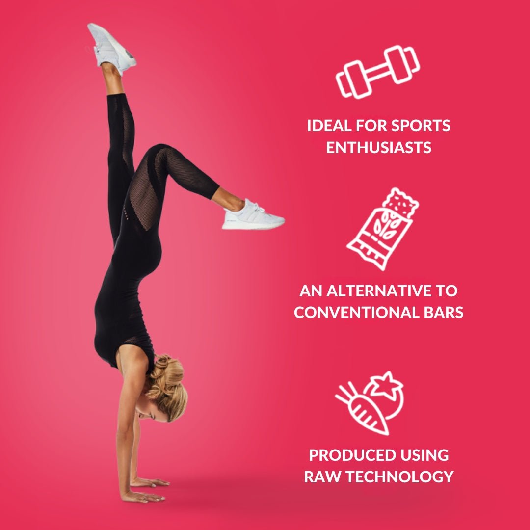 Energy Bar - Raspberry Dark chocolate cover 40g