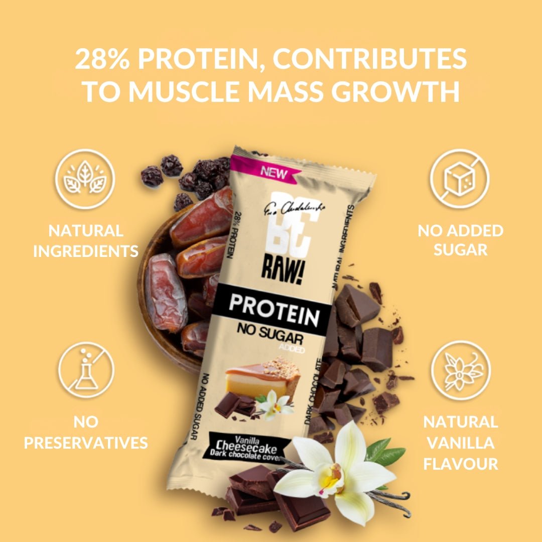 Protein 28% Bar - Vanilla Cheesecake dark chocolate covered 40g