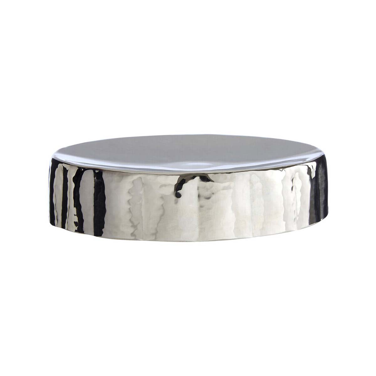 Hammered Bathroom Nickel Finish Soap Dish