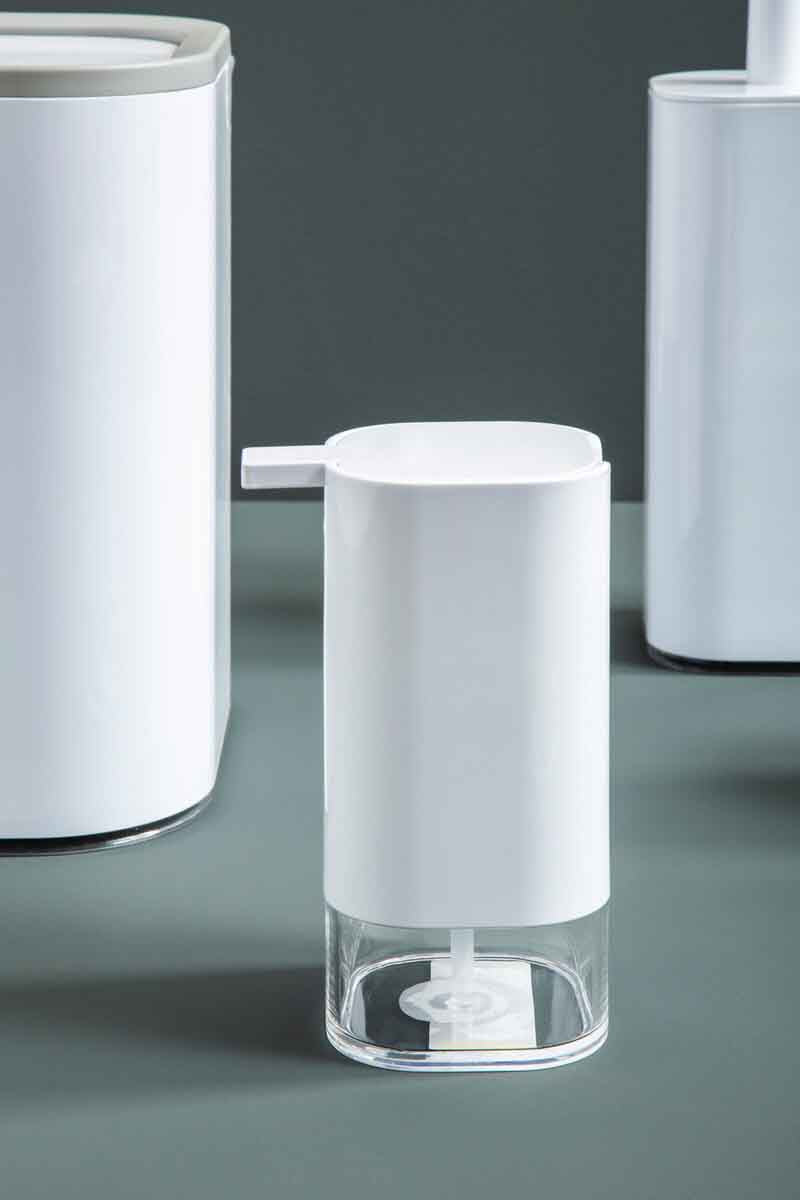 Ando White Acrylic Lotion Dispenser