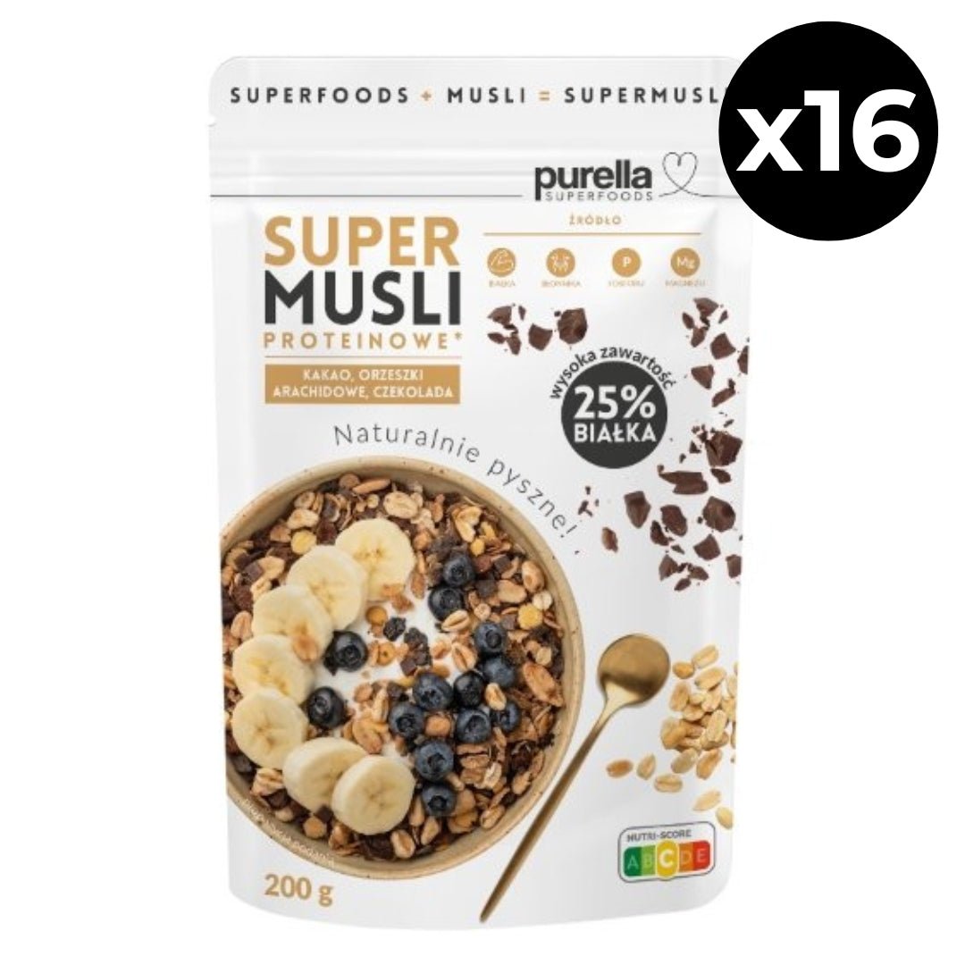 16x Super Muesli PROTEIN 200g