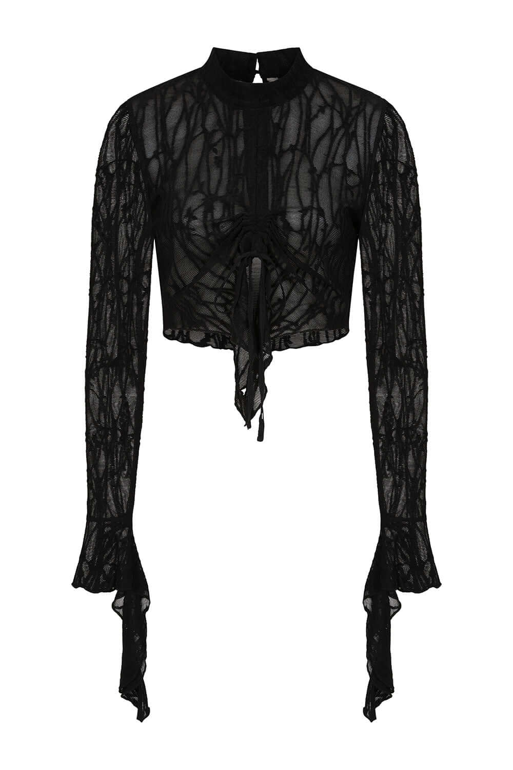 Banned Apparel Seraphina Mesh Top Black