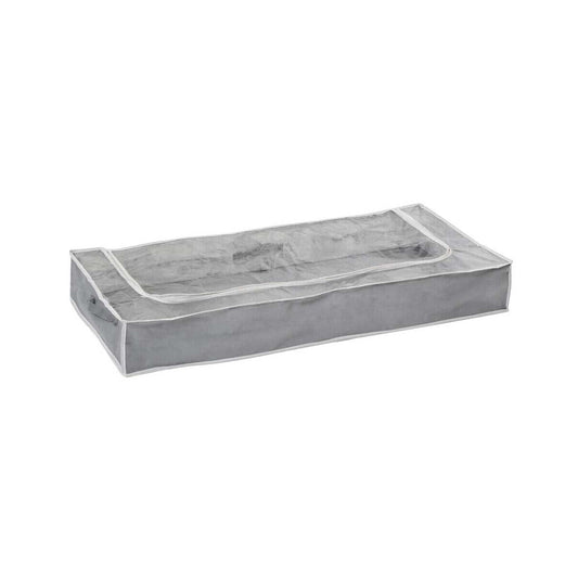 Grey With White Trim Underbed Window Storage Bag