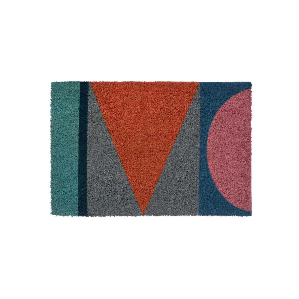 Mediterranean Multicoloured Coir Doormat