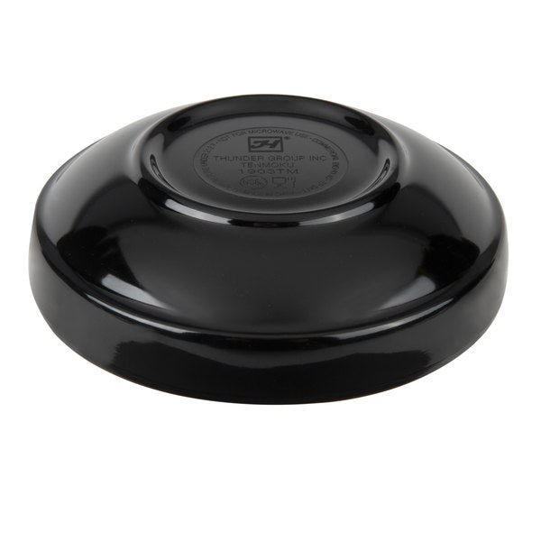 Tenmoku Flat Melamine Bowl 3oz - Dozen