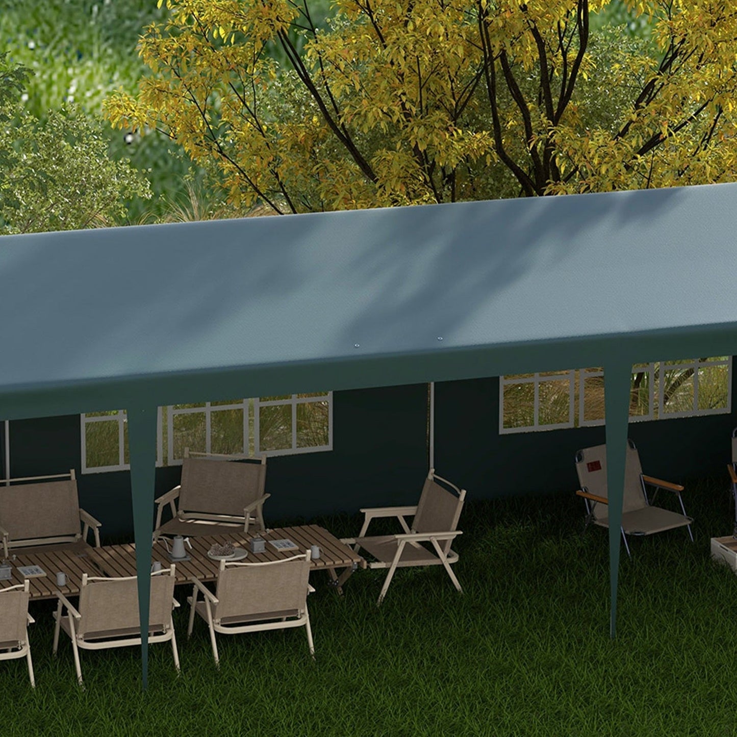 9 x 3m Garden Gazebo