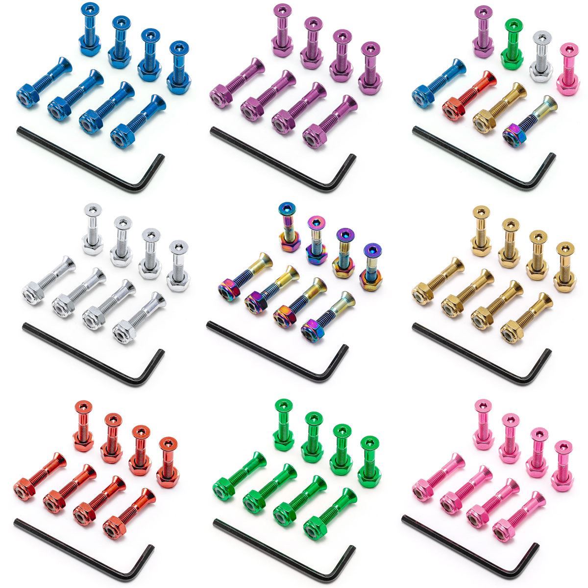 Venom Premium Hardware 1" - Anodised - Neochrome