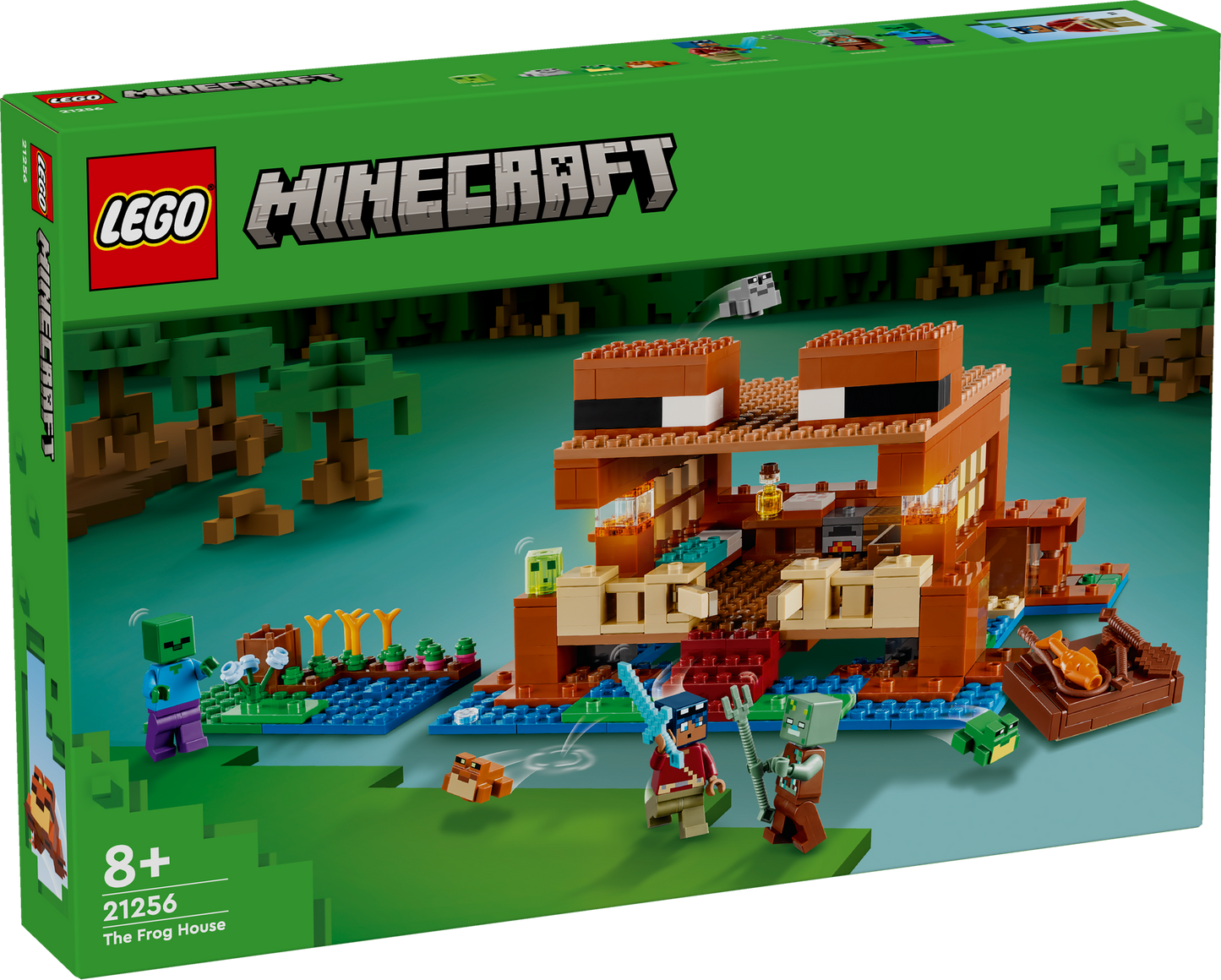 Lego Minecraft 21256 The Frog House Buildable Playset for Ages 8 & Up