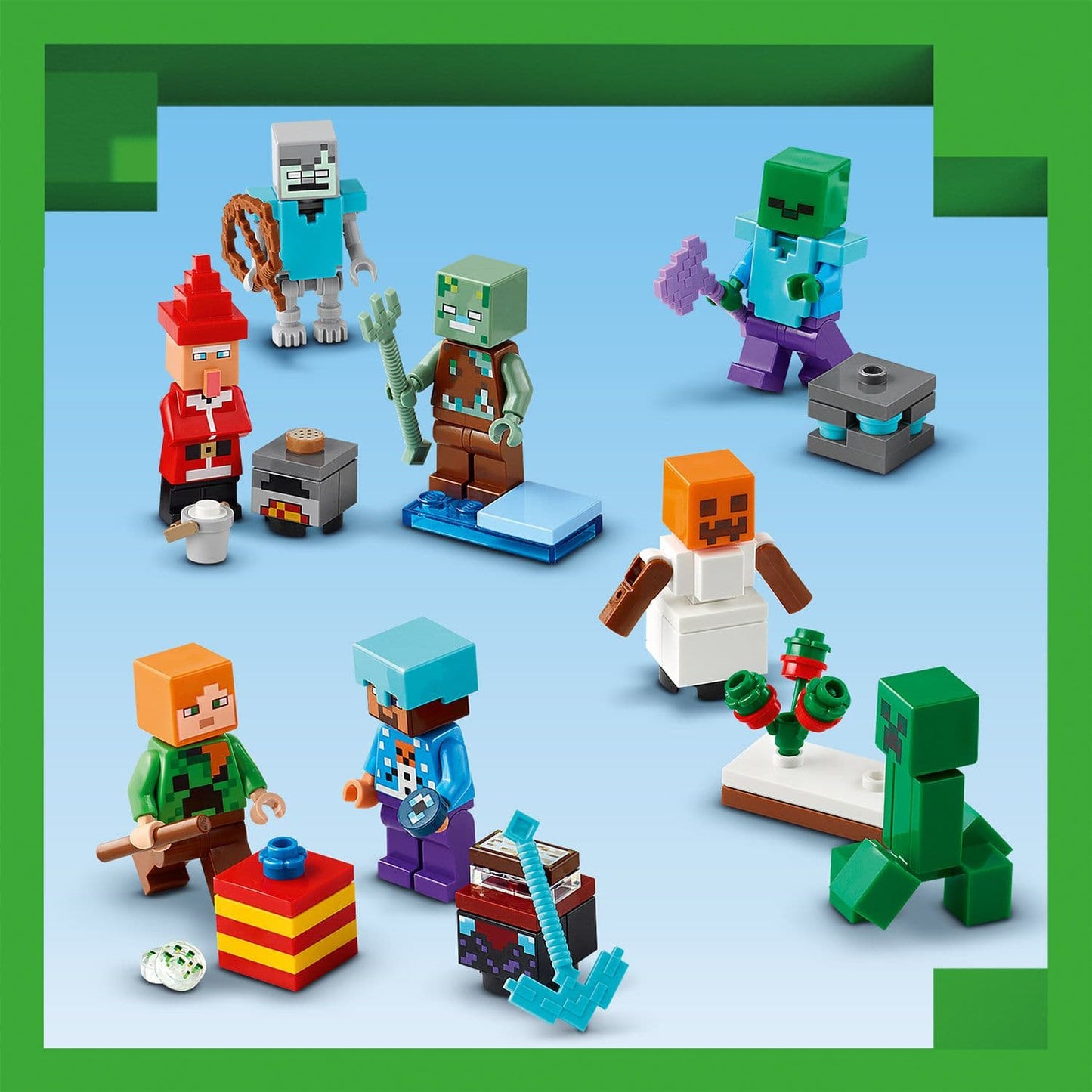 Lego Minecraft 21280 Christmas Advent Calendar 2025 for Ages 7 and Up