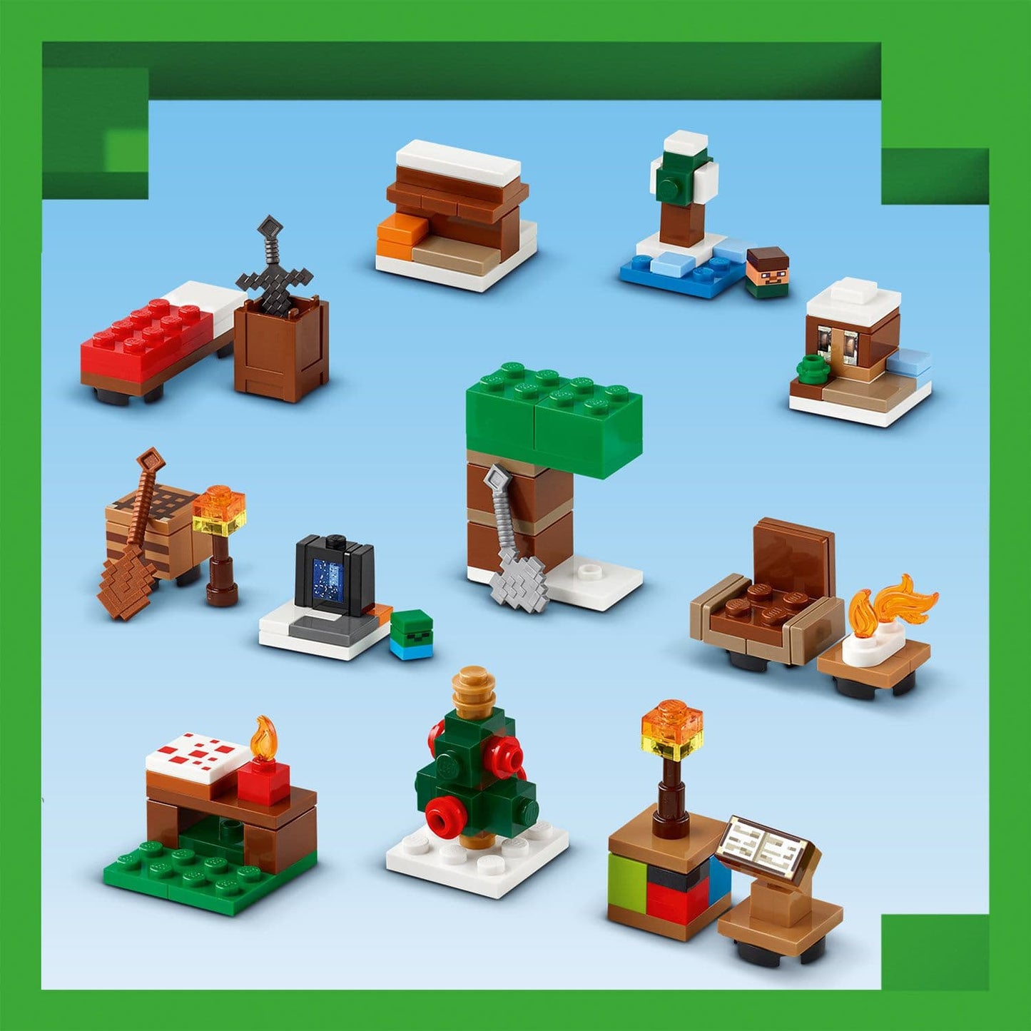 Lego Minecraft 21280 Christmas Advent Calendar 2025 for Ages 7 and Up