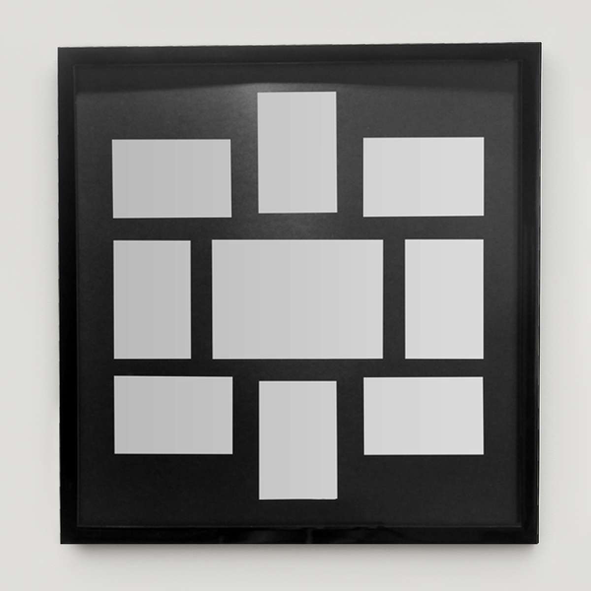 Maren Black Polyresin 9 Multi Photo Fram