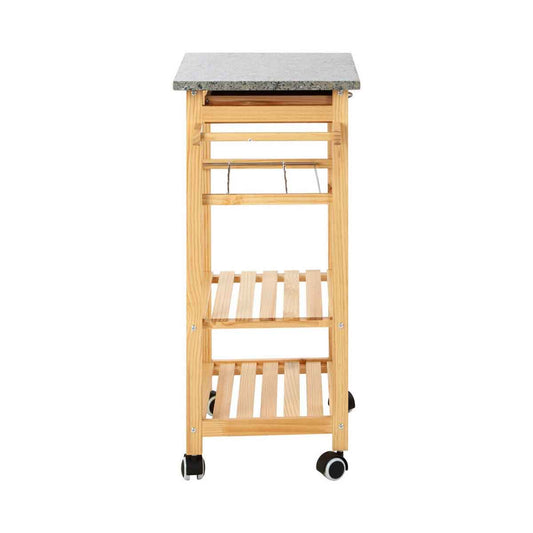 Harlow Glenn Pinewood Large Kitchen Trolley