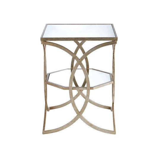 Zariah Cross Design Side Table