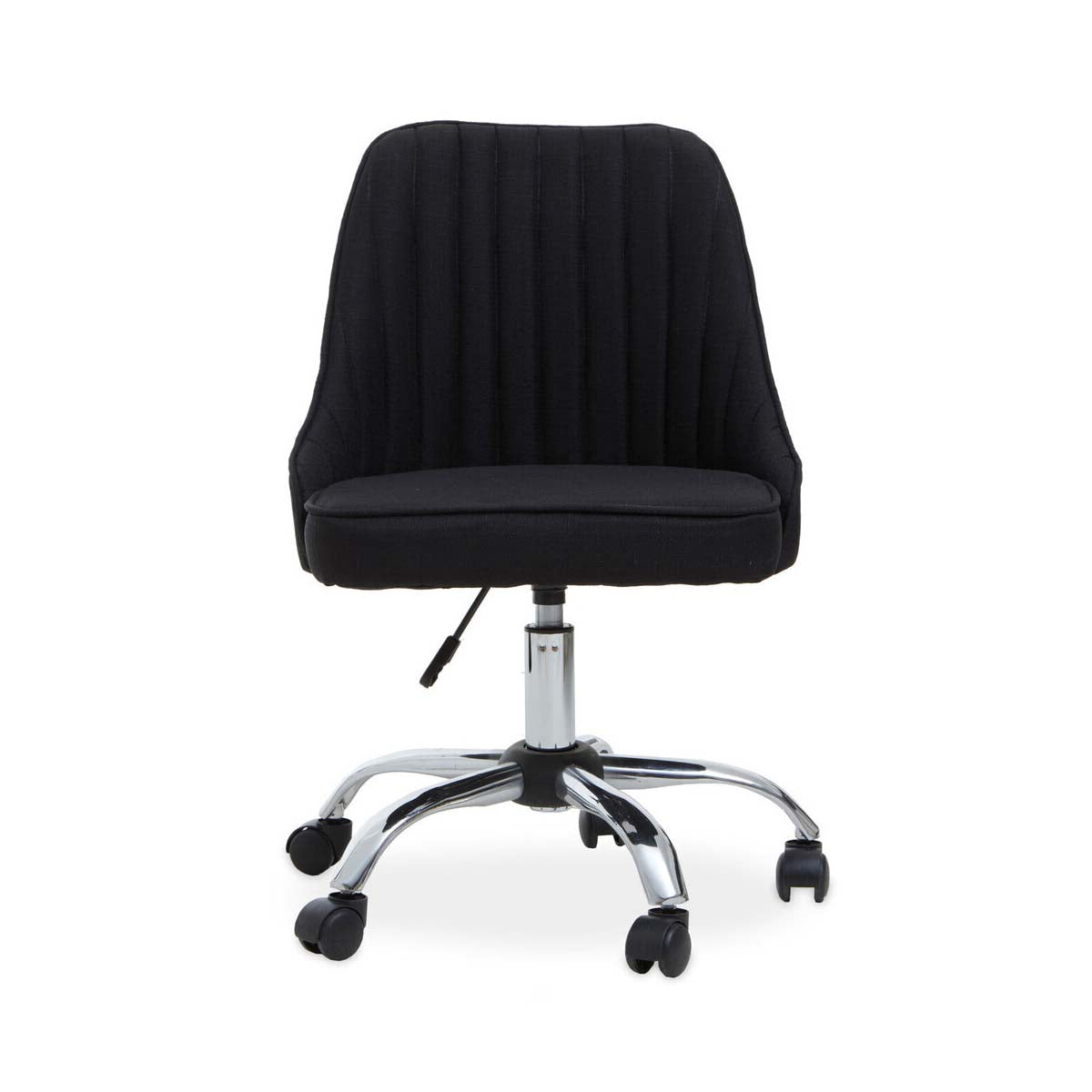 Alexi Black Fabric Home Office Chair