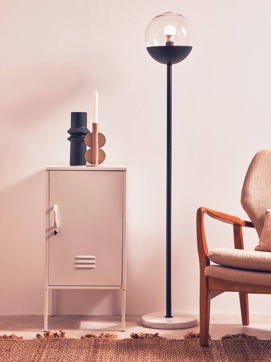 Academy One Door White Cabinet