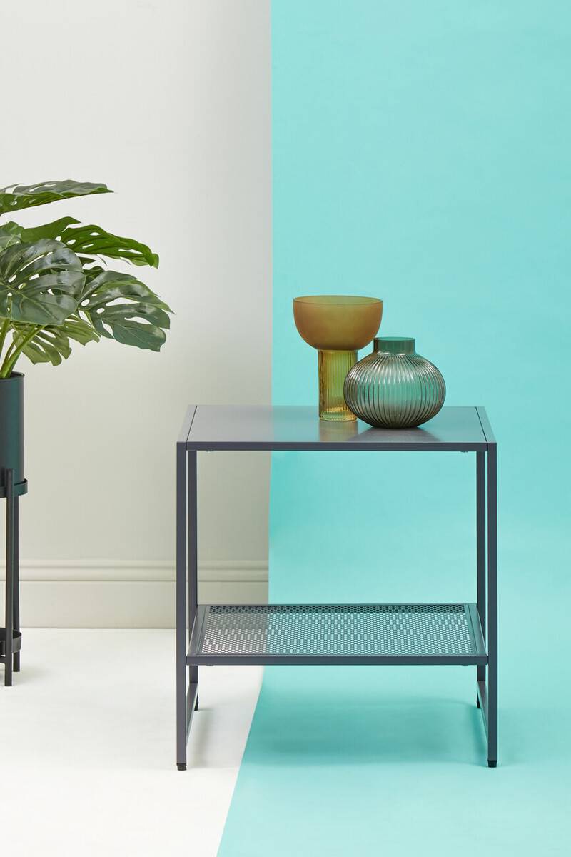 Acero Grey End Table