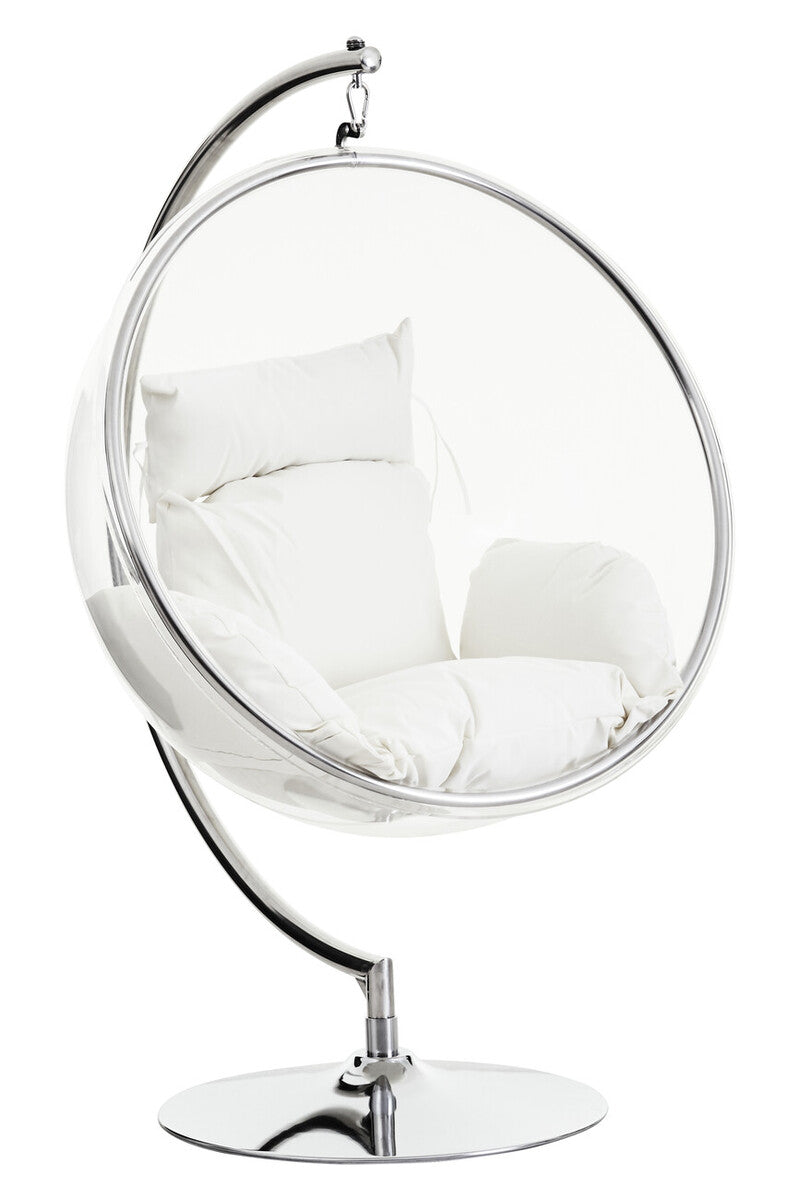 Goa Hanging Chair With Cream Cushions