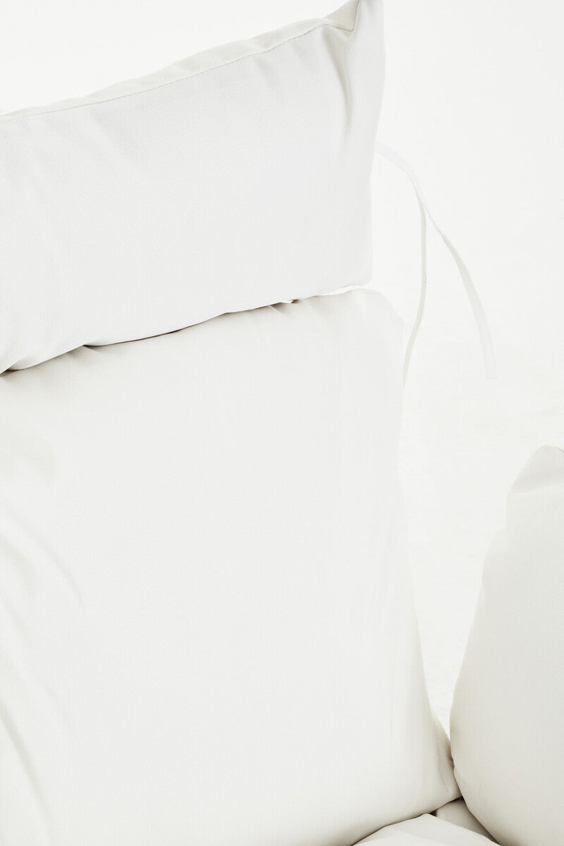 Goa Hanging Chair With Cream Cushions