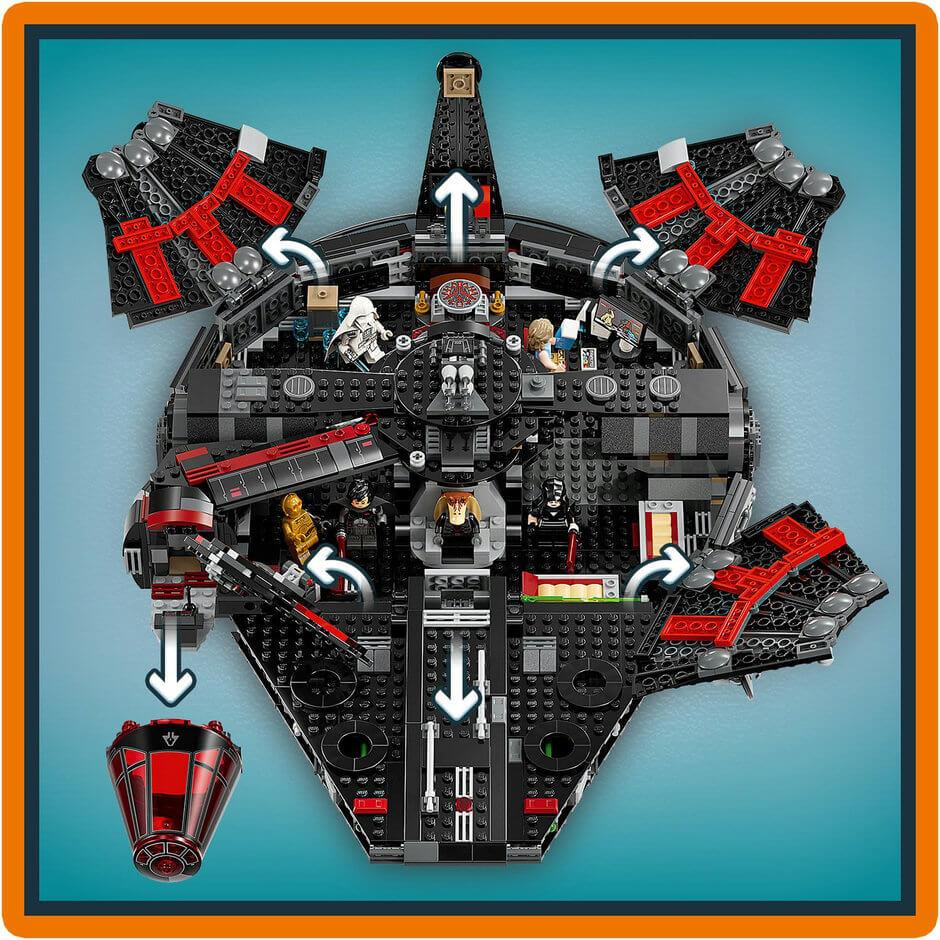 Lego Star Wars 75389 The Dark Falcon Model Playset for Ages 10 and Up