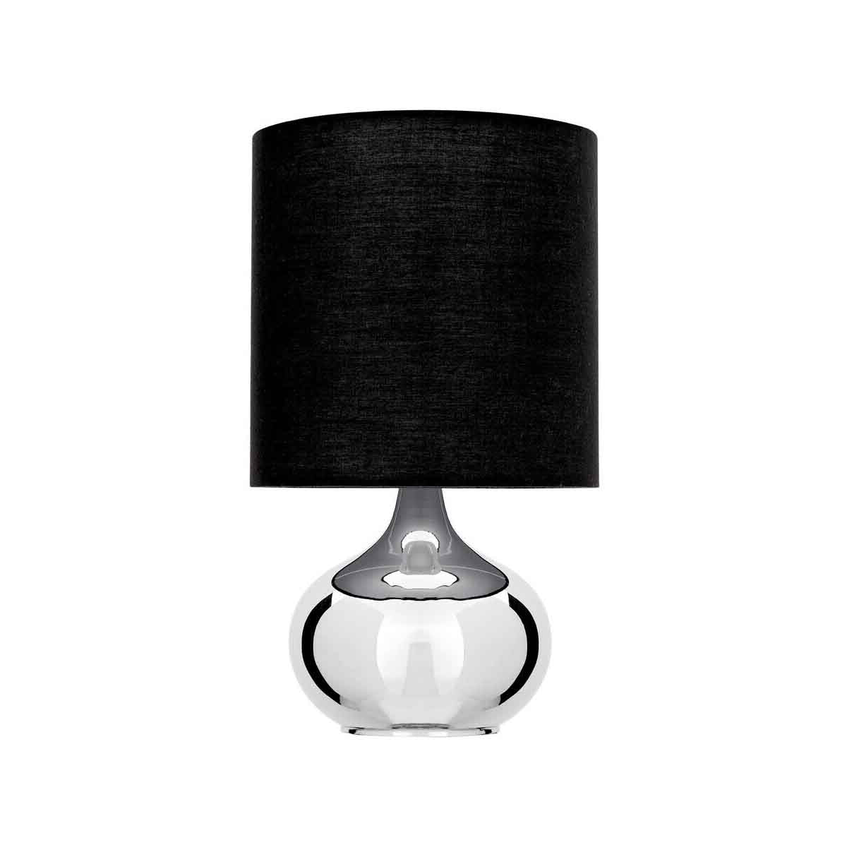 Niko Black Fabric Shade Table Lamp