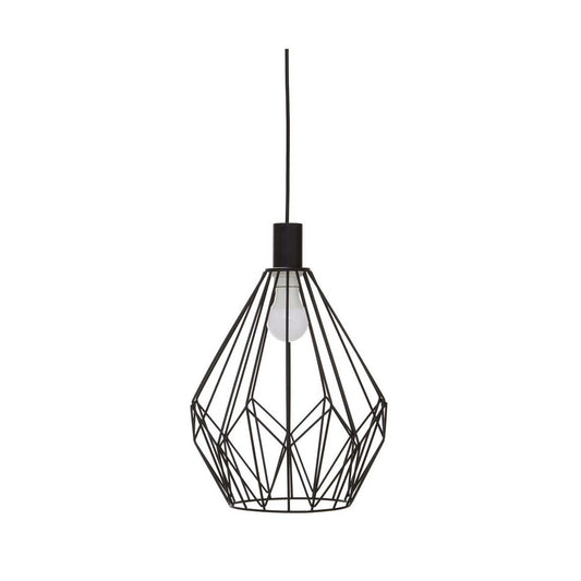 Wyra Black Finish Frame Pendant light