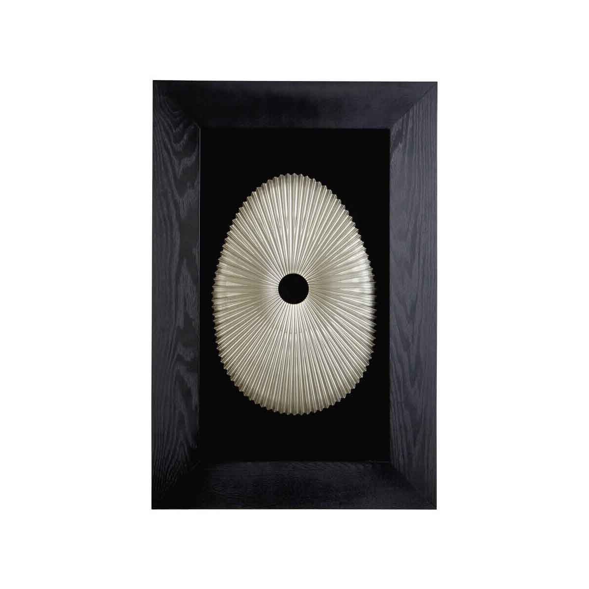 Nason Framed Oval Carving Wall Art