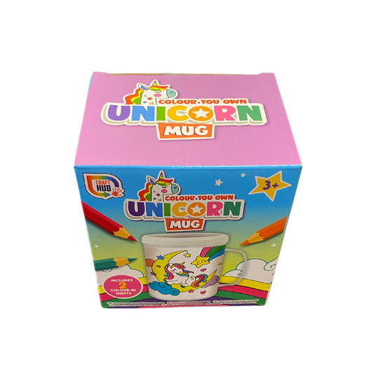 Wholesale Colour Your Own Unicorn Mug - (Case of 12)
