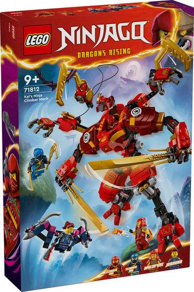 Lego Ninjago 71812 Kai's Ninja Climber Mech Playset for Ages 9 and Up