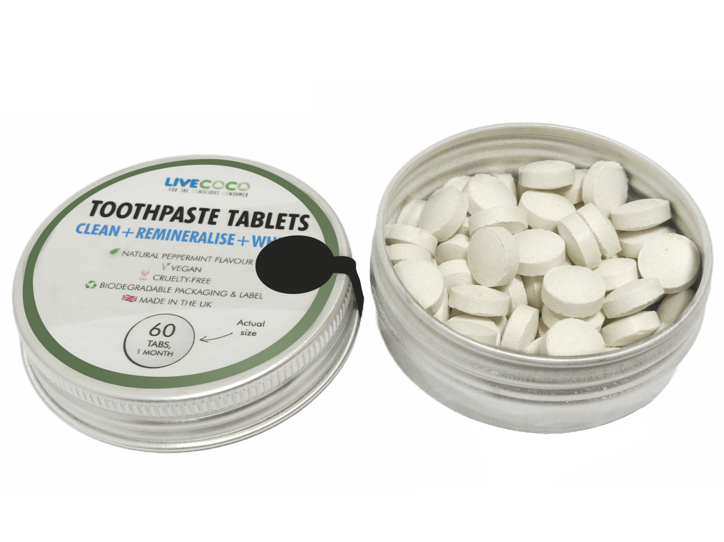LiveCoco Toothpaste Tablets