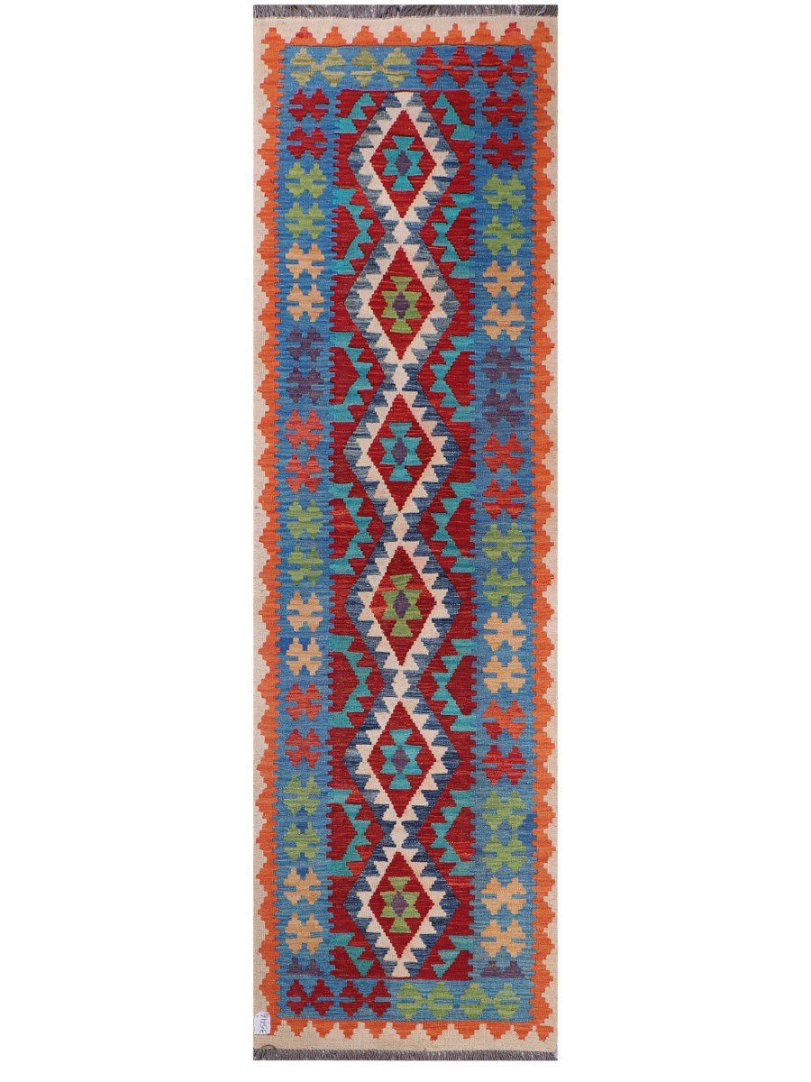 Maimana Afghanistan Kilim Runner - 290 x 84 cm