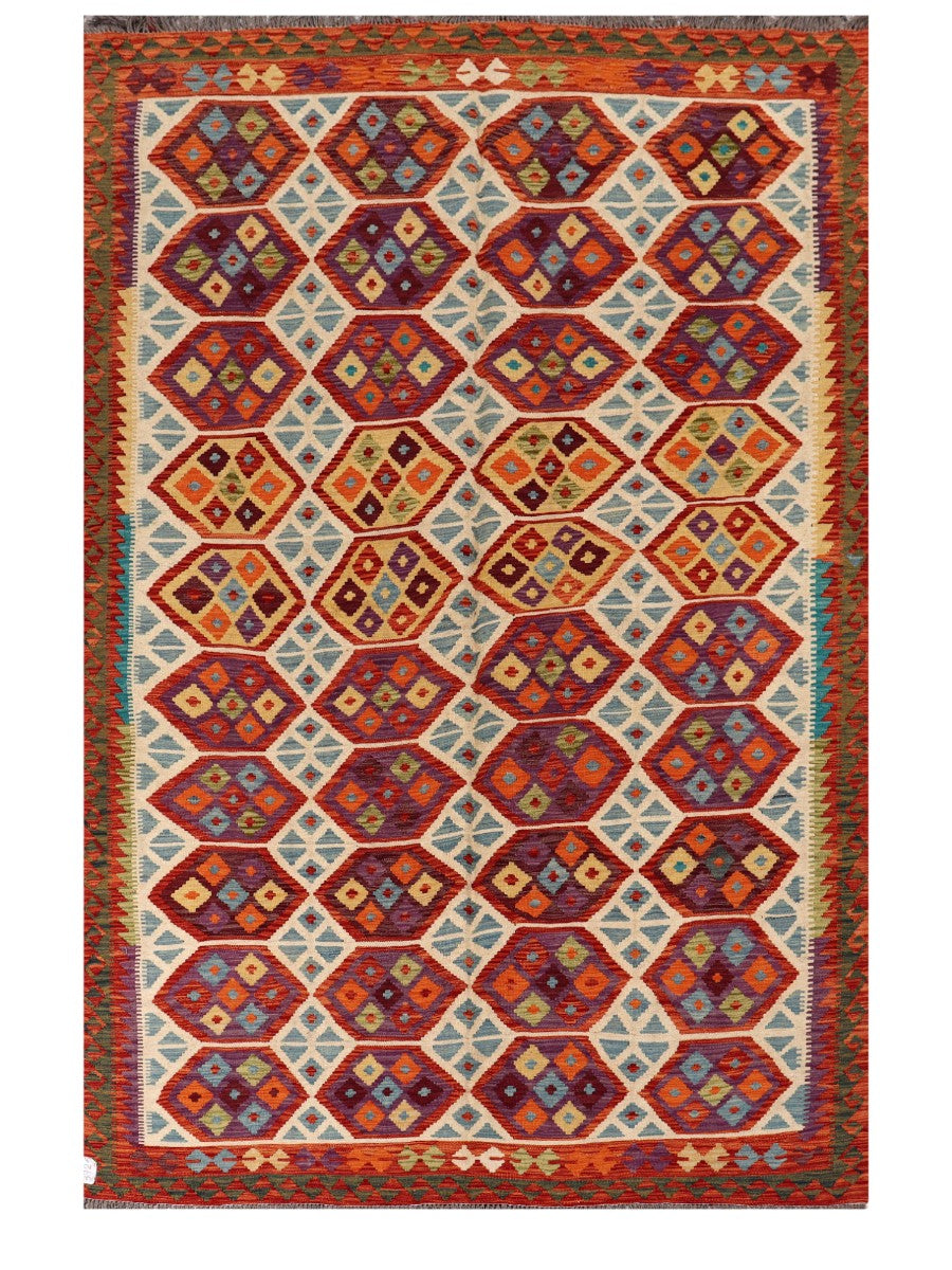 Maimana Afghanistan Kilim Rug - 304 x200 cm