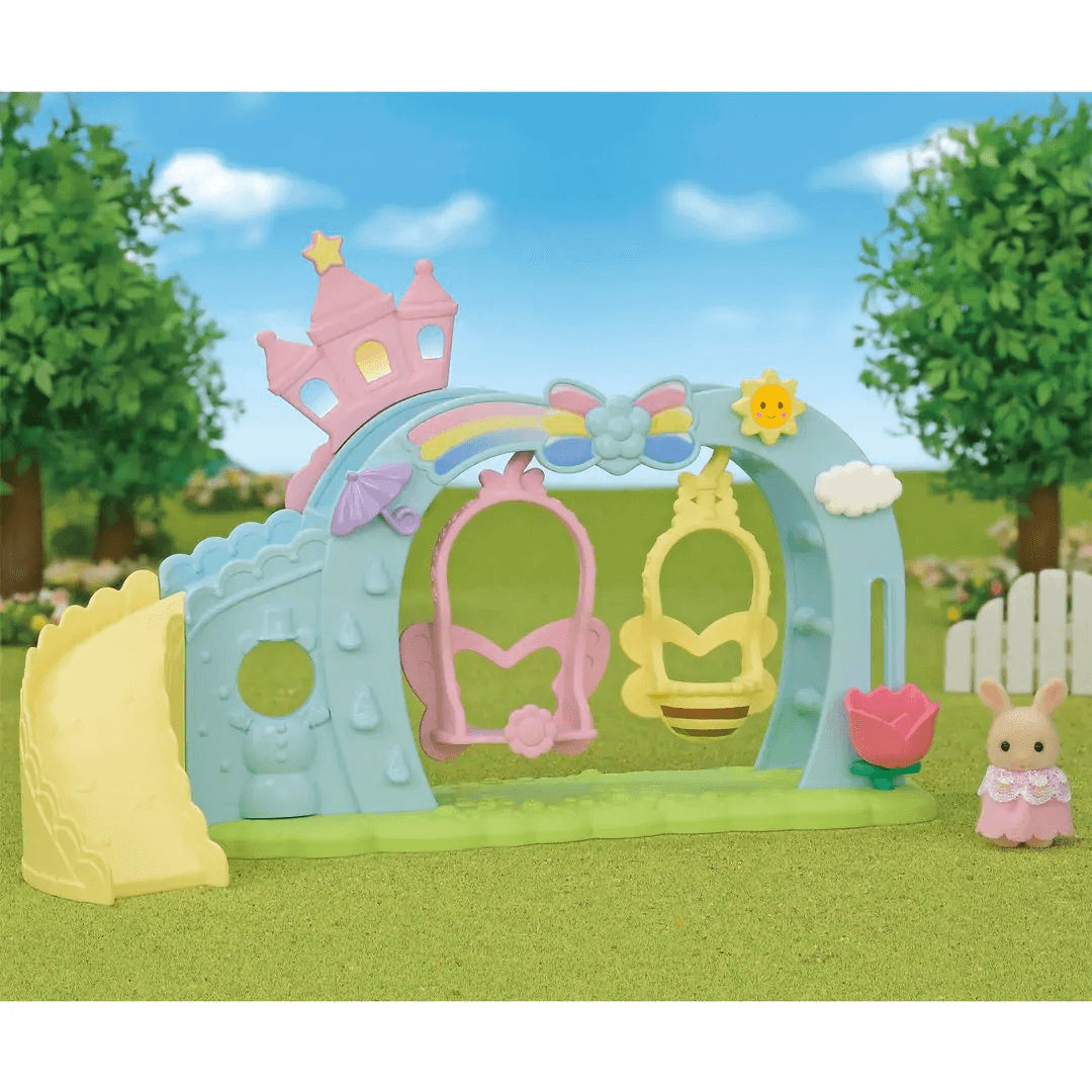 Sylvanian Families Nursery Swing Toy Playset for Ages 3 and Up