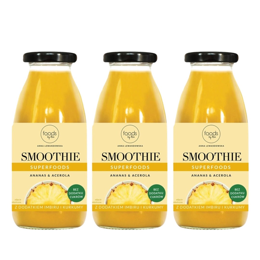 3x Smoothie Pineapple & Acerola 250ml