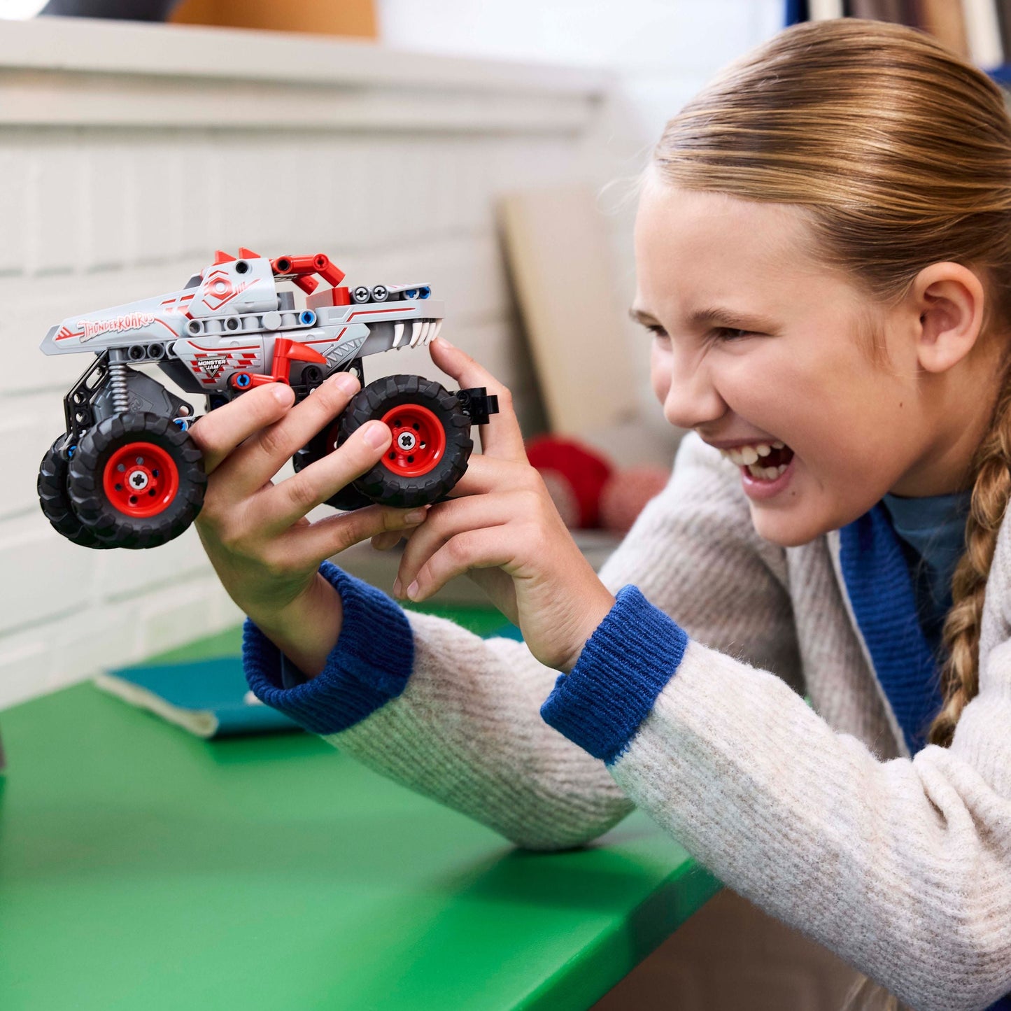Lego Technic 42200 Monster Jam ThunderROARus Pull-Back Toy for Ages 7+