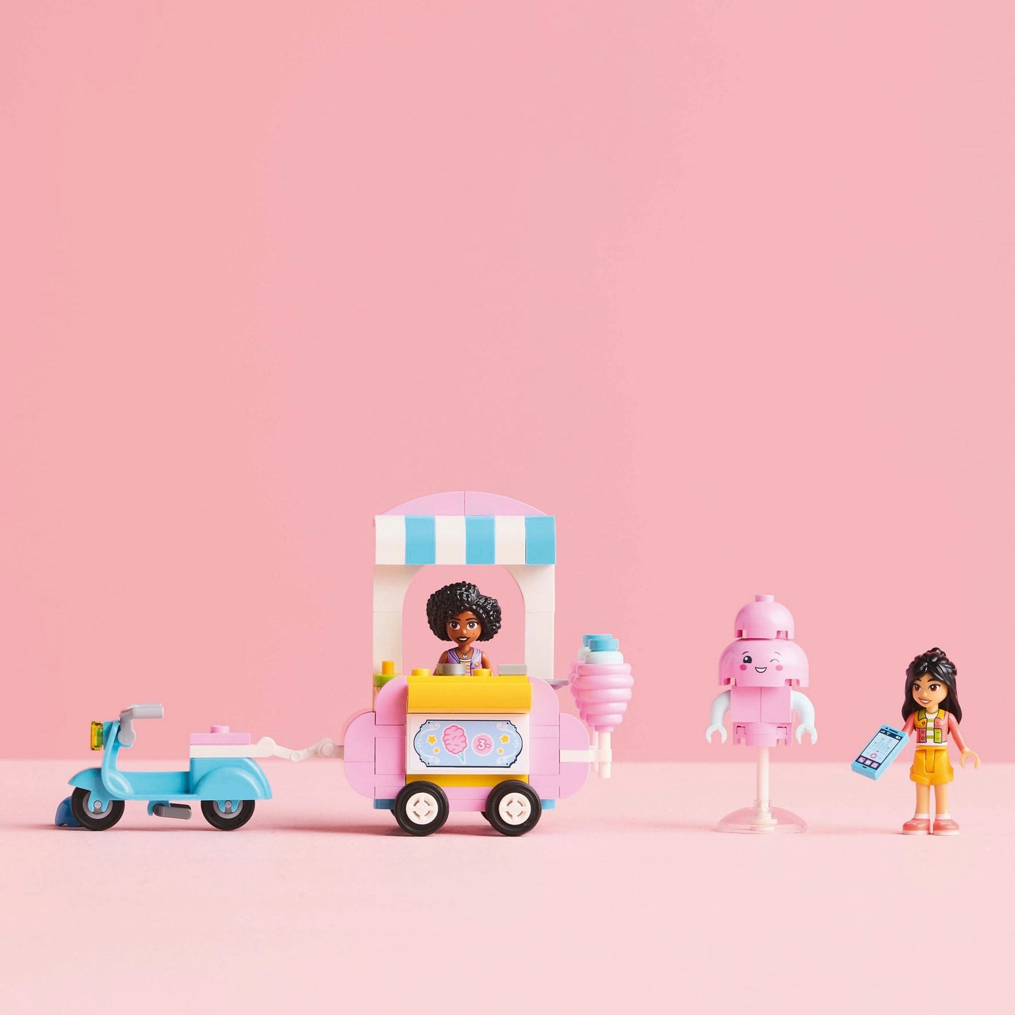 Lego Friends 42643 Cotton Candy Stand & Scooter Playset for Age 6 & Up
