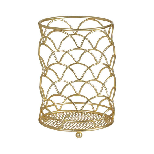 Vertex Deco Matte Gold Utensil Holder