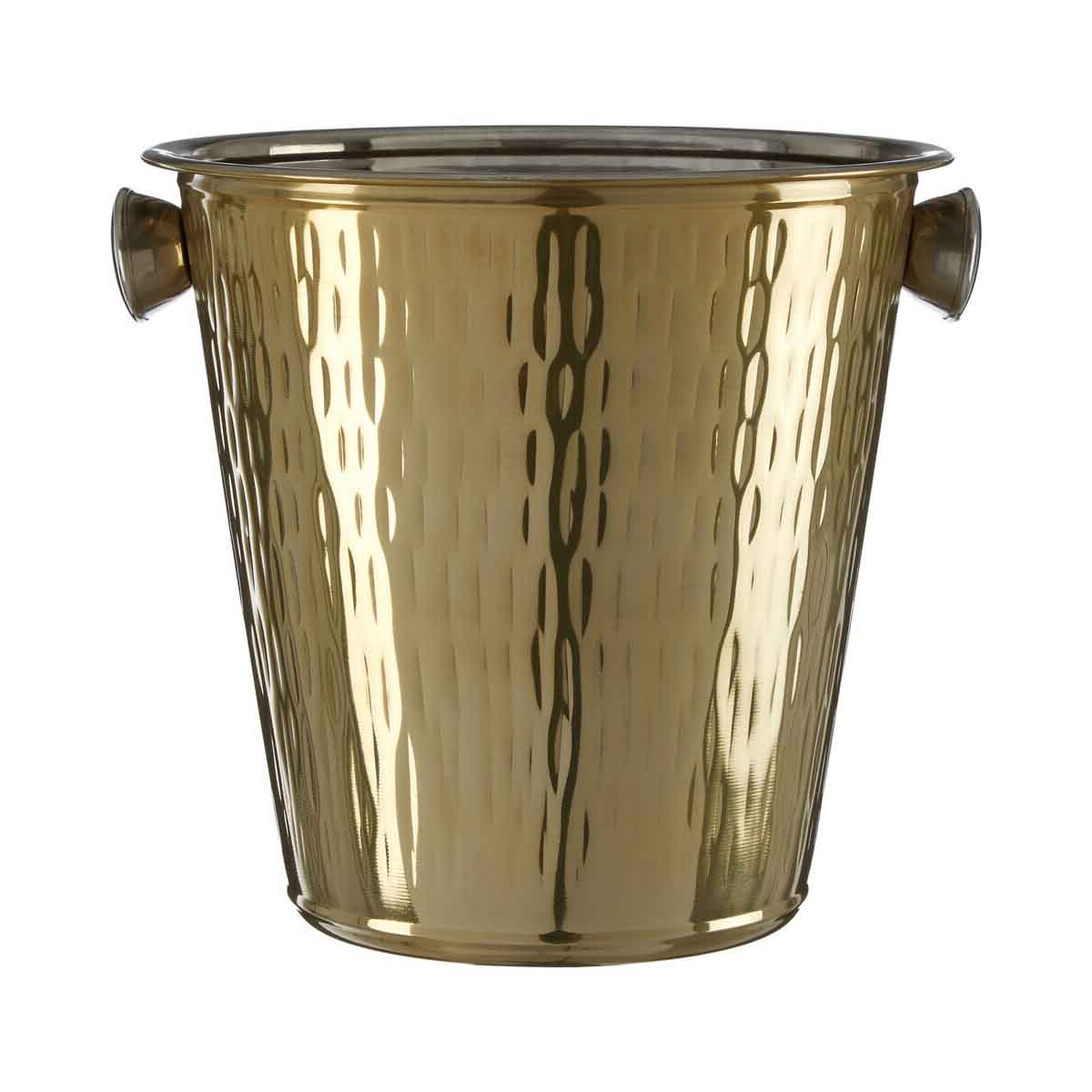 Mixology Champagne Bucket in Brass Finish