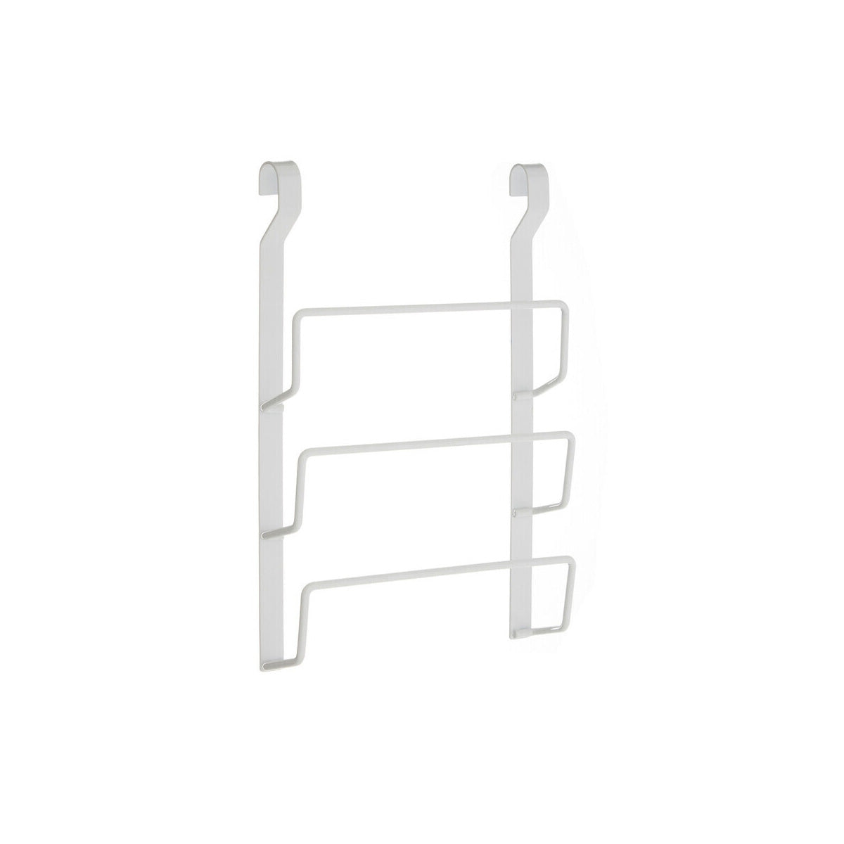 Sorello White Iron Hanging Pan Lid Rack
