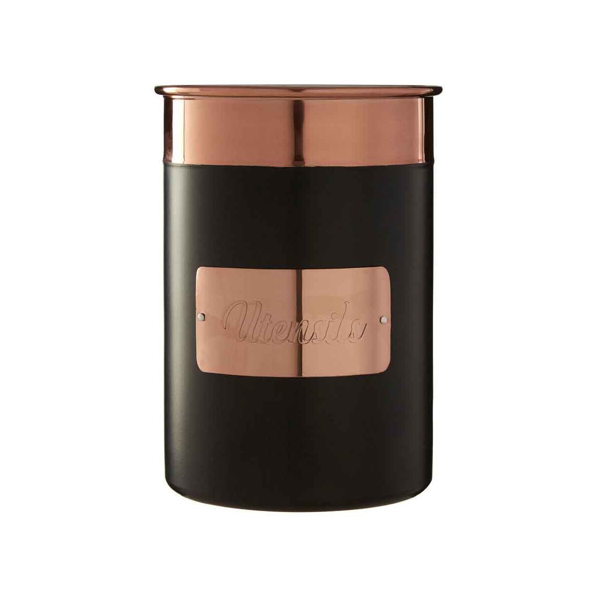 Prescott Charcoal And Copper Utensil Holder