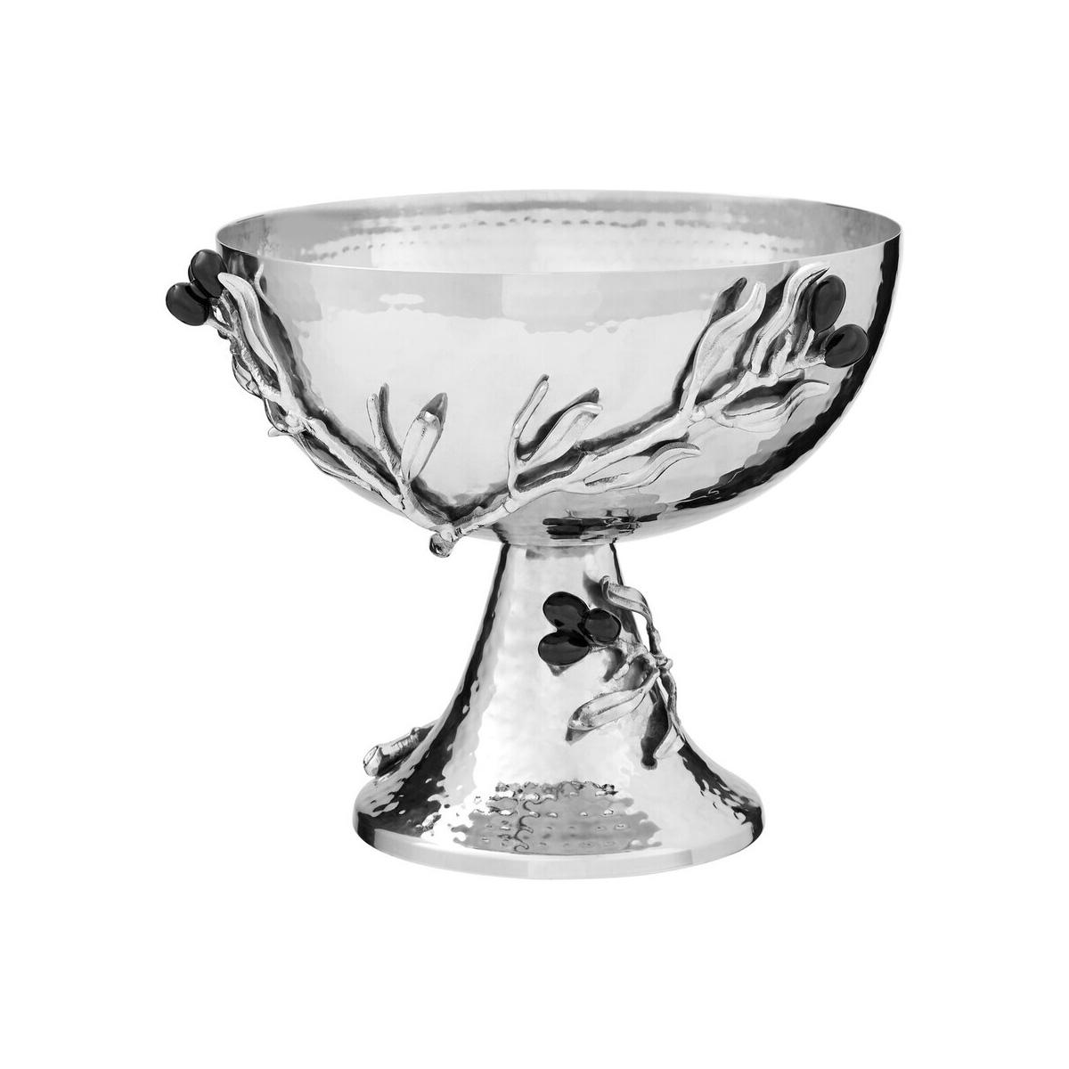 Miressa Grapes Fruit Bowl with Pedestal Base