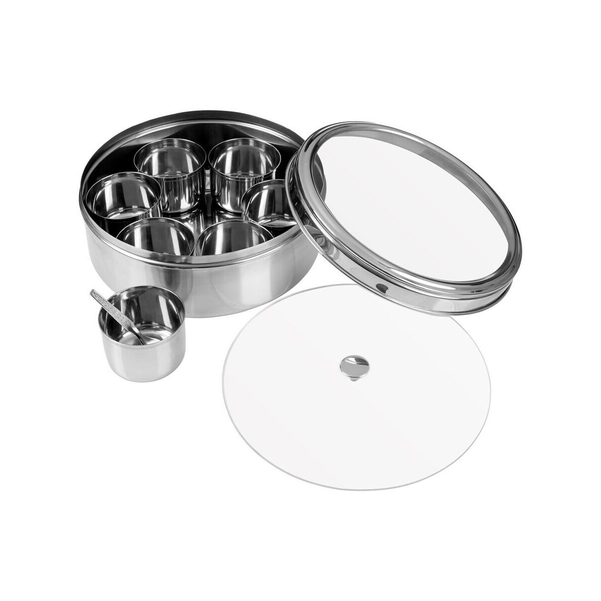 Syd Set of 7 Spice Storage Container with Clear Lid