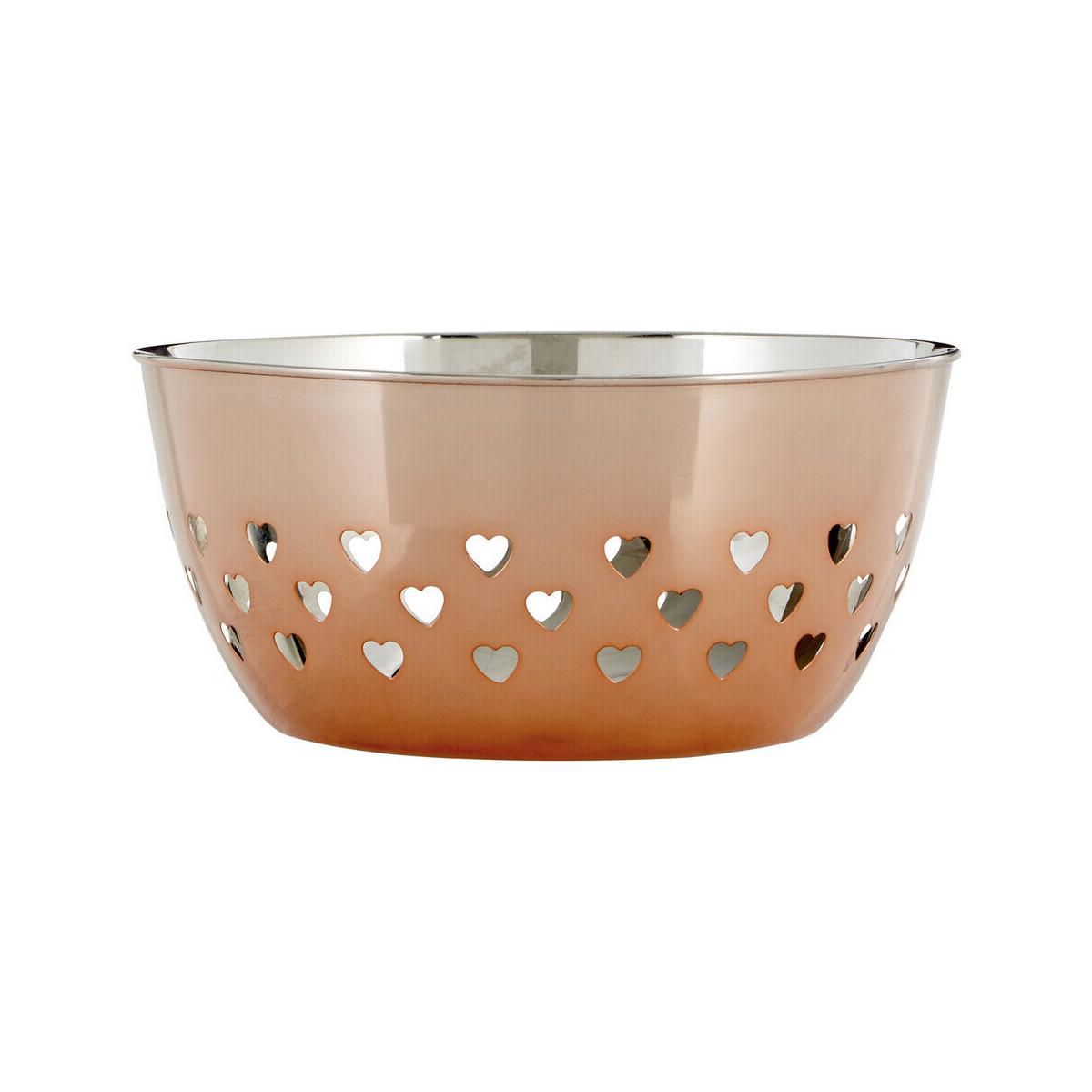 Hearts Design Rose Gold Bowl