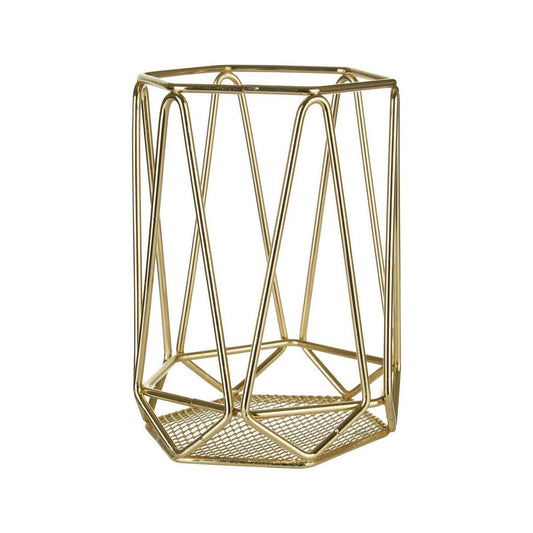 Vertex Gold Finish Utensil Holder