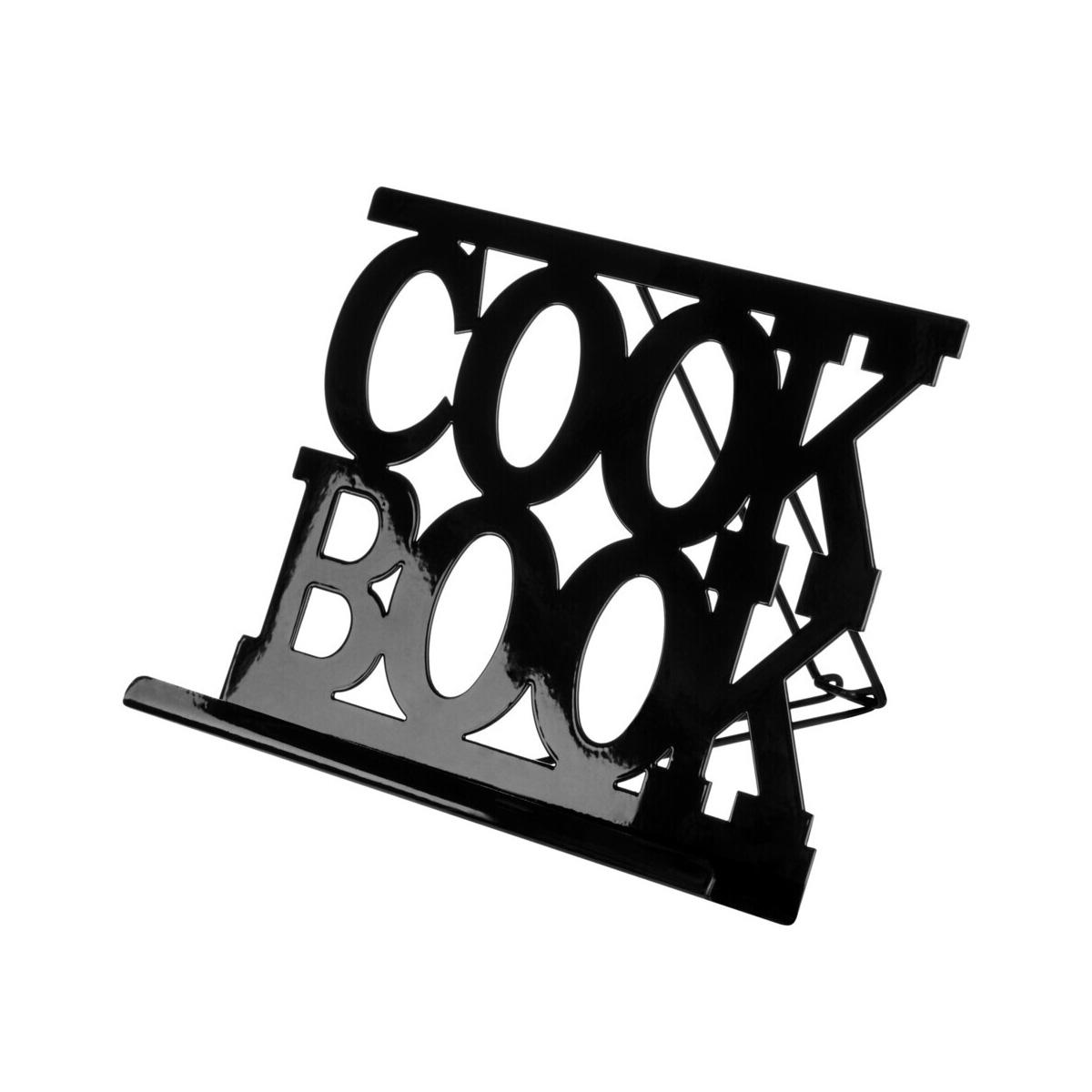Alpha Black Enamel Cook Book Stand