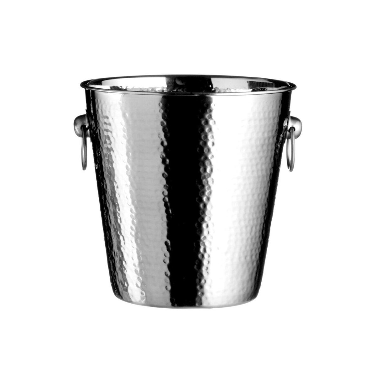 Mixology Hammered Effect Stainless Steel Champagne Bucket