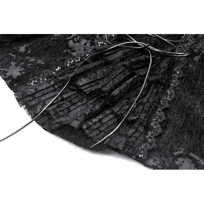 Dark in Love Arwen Black Brocade Jacket