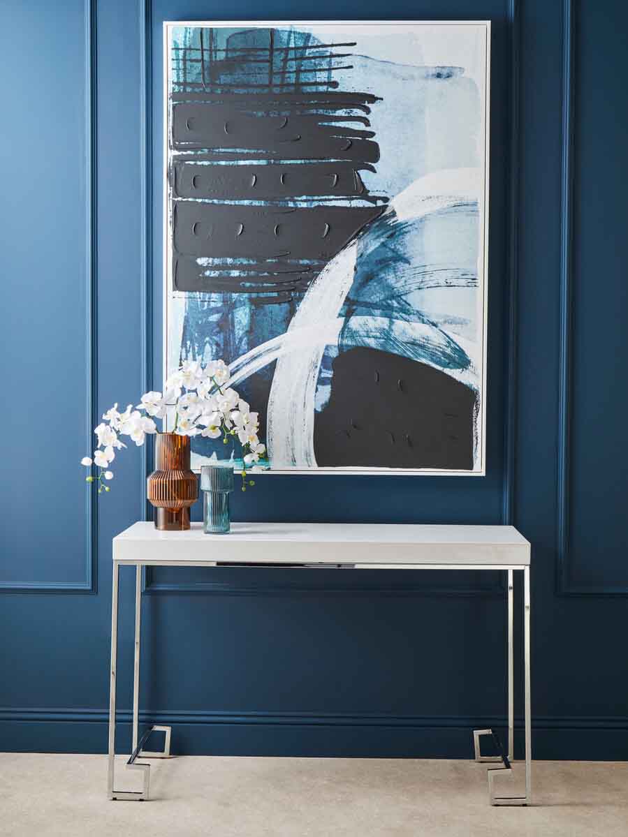 Allure Chrome Console Table