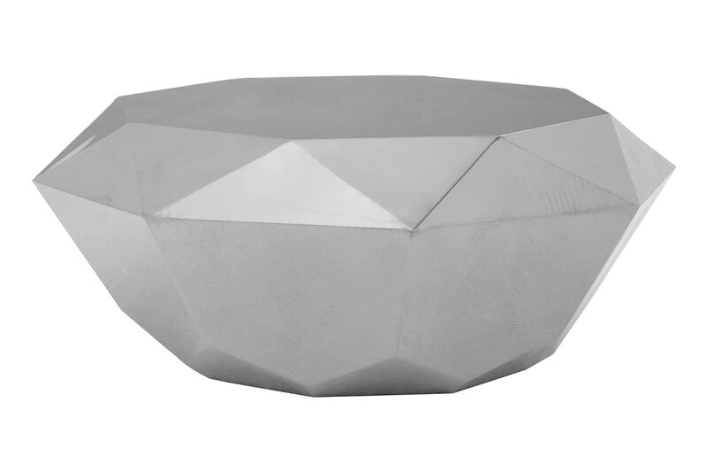 Allure Silver Diamond Cut Coffee Table