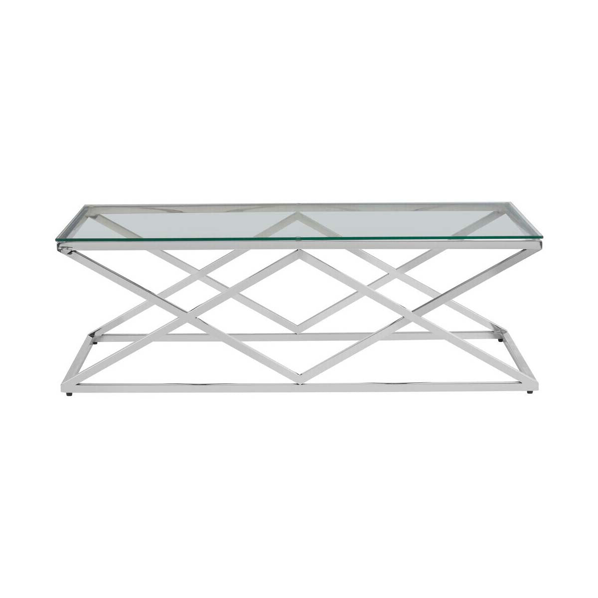 Allure Inverted Prism Base Coffee Table